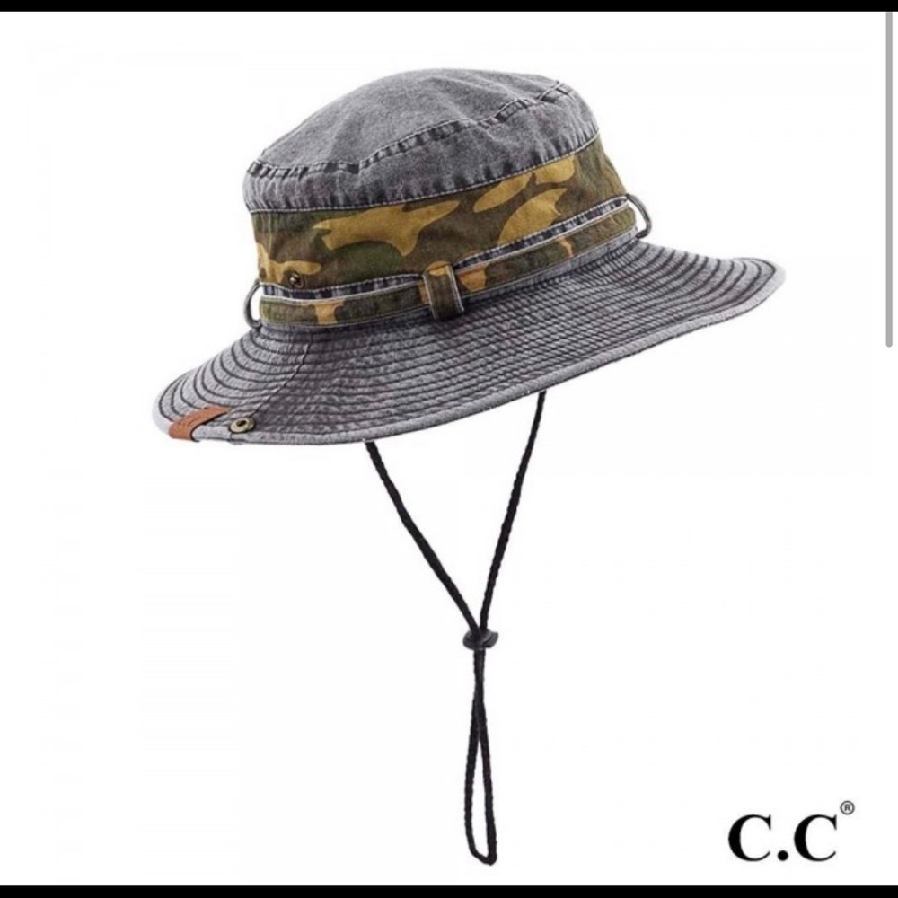C.C. Brand camouflage bucket hat